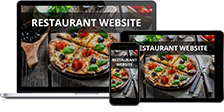 Online restaurant website template