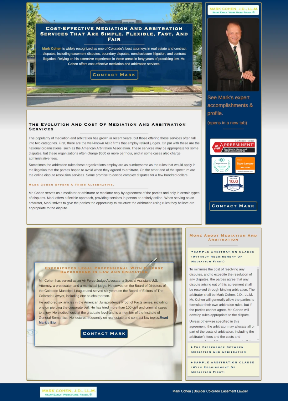 Mediation And Arbitration Services