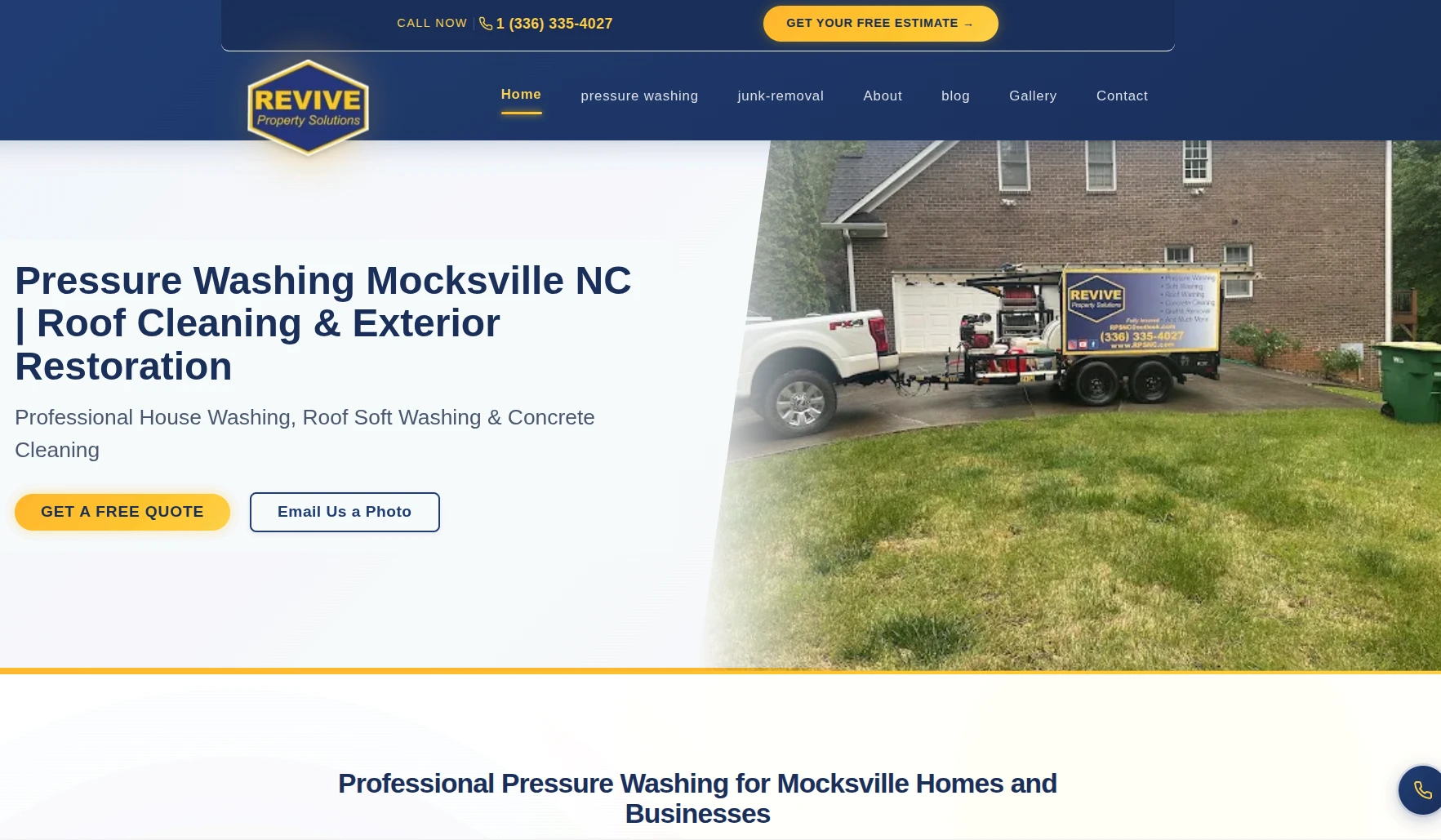 Revive Property Solutions website preview